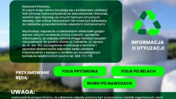 Utylizacja folii rolniczej